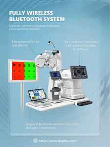Optik UnitDPS-700 görüş test cihazı ile SJ optik dijital Phoropter optik taşınabilir optometri ekipmanları otomatik Phoropter - Product Image 4