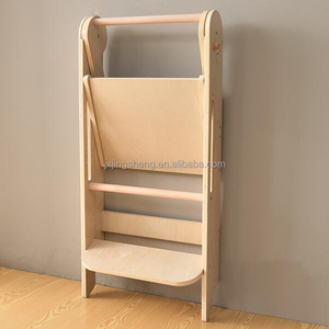 <span class=keywords><strong>Tour</strong></span> d'apprentissage pliante en bois Montessori chaise échelle enfants escalade cuisine aide tabouret - Product Image 5