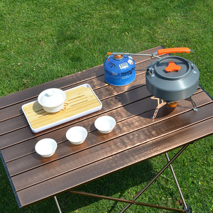 Bollitore in Alluminio Polar <span class=keywords><strong>Everest</strong></span> per Campeggio e Bushcraft, Resistente, in Lega, 1.6L, Utensile da Cucina con Manico Pieghevole, Design Corto a Forma di Oca - Product Image 1