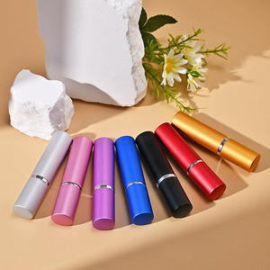 Customized Portable 5ml Cylinder Spray Bottle with <b>Rubber</b> <b>Stopper</b> Electroplating Separated Perfume Cosmetics Bottle - Product Image 4