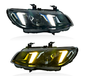 Faros Delanteros de Alta Calidad con Diseño de Ojo de Serpiente para BMW Serie 3 M3 E92 E93 LCI 2010-2013, 12V 6000K, Cambio de Luz Amarilla a Blanca, Luz Alta y Baja, Diseño Más Reciente - Product Image 4