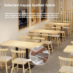 Sillas de comedor comerciales modernas de madera maciza para restaurantes - Product Image 4