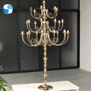 ZT-322 de pie de metal para boda, candelabro alto de lujo - Product Image 3