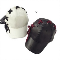 Casquette de baseball en cuir à 6 panneaux personnalisée avec logo, de haute qualité, unisexe, pour le sport, vente en gros