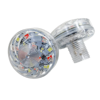 Nouvelles Décorations Lumineuses Cabochon pour Parcs d'Attractions AC127V 110V 48mm LED Pixel RGBW Automatique IP65 Lumières Ponctuelles pour Manèges