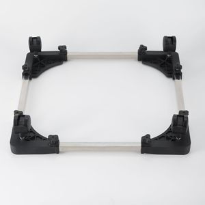 Étagère de rangement Mai Xu avec roulettes et freins pour machine à laver, base de réfrigérateur, 1er étage, plastique, anti-humidité - Product Image 3