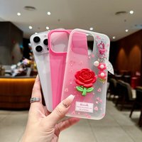 Coque de téléphone tendance avec motif floral pour iPhone 18 17 16 15 14 13 12 11 Pro Max 16E XS X XR 8 Plus