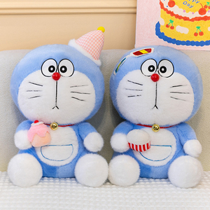 Juguete <span class=keywords><strong>de</strong></span> Peluche <span class=keywords><strong>de</strong></span> Gato Dingdang Azul Adorable al por Mayor <span class=keywords><strong>y</strong></span> al por Menor, Muñeco <span class=keywords><strong>de</strong></span> Peluche <span class=keywords><strong>de</strong></span> Gato Robot Suave con Postre <span class=keywords><strong>de</strong></span> Palomitas, Regalo <span class=keywords><strong>de</strong></span> Cumpleaños para Niños - Product Image 3
