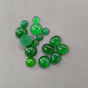 <span class=keywords><strong>Pietra</strong></span> Naturale di Cristallo all'Ingrosso, Cabochon in <span class=keywords><strong>Agata</strong></span> <span class=keywords><strong>Verde</strong></span> Ovale/Rotondo/a Goccia per Creazione di Gioielli Fai-da-Te - Product Image 6