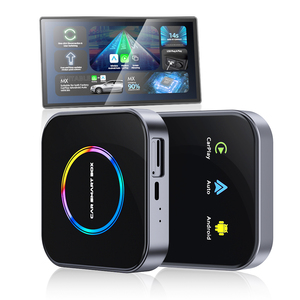 กล่องสมาร์ททีวี Fuallwin 3 in 1 4GB+<span class=keywords><strong>64GB</strong></span> รองรับ Youtube พร้อมอะแดปเตอร์แปลงสัญญาณแบบมีสายเป็นไร้สาย Carplay Android Auto 13 สำหรับรถยนต์ ดองเกิล Carplay ไร้สาย - Product Image 1