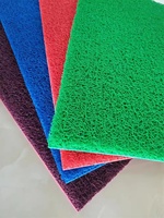 Modern PVC Runner Rug Waterproof Anti-Slip Washable Floor Mat Dirt Scraper Quick-Drying Wear-Resistant for Car Use Entrances