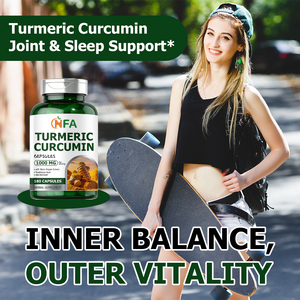 Cápsulas de Cúrcuma de Marca Propia, Apoyo para la Salud Cerebral, Apoyo para la Salud de las Articulaciones, Apoyo para la Salud de la Piel, Contiene Extracto de Cúrcuma - Product Image 3