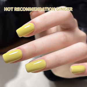 Venta directa de fábrica Nuevo esmalte de <span class=keywords><strong>uñas</strong></span> amarillo <span class=keywords><strong>mostaza</strong></span> de gama alta Color puro Salón de <span class=keywords><strong>uñas</strong></span> de larga duración Botella de 15ml - Product Image 2
