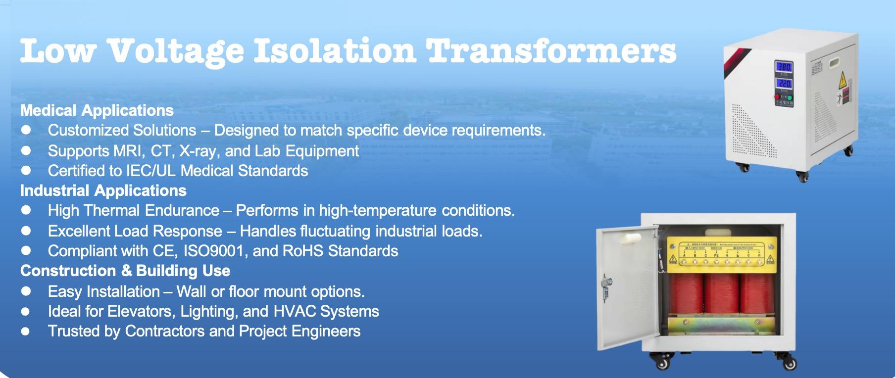 Industrial Power Supply 1-300KVA Low Voltage 1/Three Phase