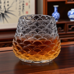 Ensemble de tasses <span class=keywords><strong>à</strong></span> thé et soucoupes en forme de cylindre <span class=keywords><strong>marocain</strong></span> classique moderne de 100ml conçu sur mesure pour un usage quotidien en <span class=keywords><strong>verre</strong></span> de <span class=keywords><strong>cristal</strong></span> - Product Image 2