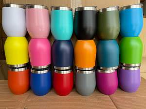 Double paroi en acier inoxydable 304, tasse à œufs isolée sous vide, <span class=keywords><strong>Thermos</strong></span> à café avec couvercle, gobelet à vin de voyage - Product Image 2