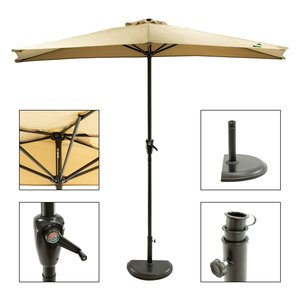 <span class=keywords><strong>Parasol</strong></span> d'extérieur en tissu polyester pour le jardin, cadre en acier de haute qualité - Product Image 6