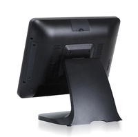 Terminal POS, sistema de venta al por menor de Windows, todo en uno, negro, naranja, USB, OEM, Jack, potencia, CPU, vídeo, táctil