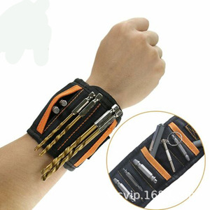 Magnetic wrist strap, magnetic tool wrist strap, magnetic pick-up device, <b>handle</b> strap, magnetic wrist strap storage cable tie, - Product Image 5
