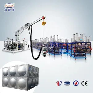 China FLT insulation water tank pu high pressure foaming machine production line for polyurethane foam manufacturing