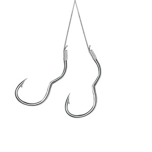 Xiaoxianlang Reversing Fishhook Double Hook With Leader Line For Carp Bottom Fishing Rivers - Product Image 5