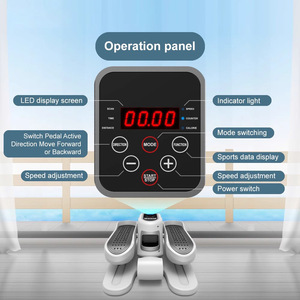 เครื่องเดินวงรีไฟฟ้า Js5201 ระบบต้านทานแม่เหล็ก หน้าจอ LCD เครื่องออกกำลังกายขนาดเล็ก สำหรับใช้ในบ้าน สำนักงาน ฟิตเนส และฟื้นฟูสมรรถภาพ - Product Image 3