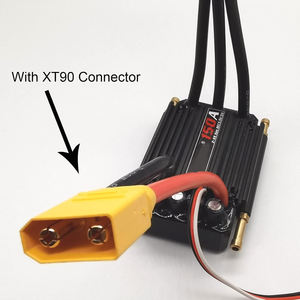 Contrôleur de vitesse électronique sans balais étanche 150A ESC 2-6S avec BEC 5.5V/5A, connecteur XT90 et connecteur banane 6.0mm pour bateau - Product Image 3