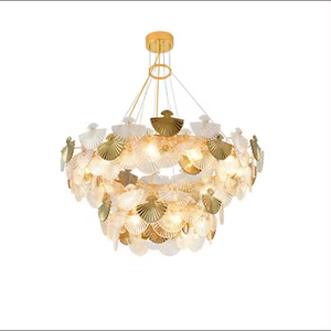 Zeal <b>Lighting</b> Luxury <b>LED</b> Crystal Chandelier <b>for</b> Villa Apartment Gold Ceiling Remote Adjustable Height <b>for</b> <b>Living</b> <b>Room</b> Cake Table - Product Image 6