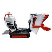 CE/EPA-zertifizierter LOONG SHEEN Selbstladender Mini-Dumper 800kg Raupenlader 0,3m Schaufel 16,8KW EPA-Motor Kostenloser Versand Lader
