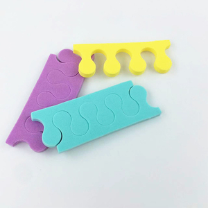 Séparateurs d'orteils en mousse EVA colorée pour pédicure, épaisseur 6-7 mm, pour usage en salon, vente en gros - Product Image 5