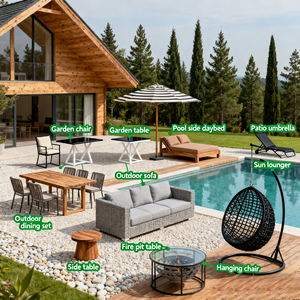 Wholesale Popular High Quality Metal/ Aluminum Alloy Outdoor Furniture <strong>Teak</strong> Wood <strong>Table</strong> and Chairs Set Garden <strong>Dining</strong> Sets - Product Image 6