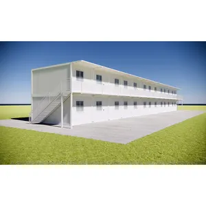 Eenvoudig Te Monteren Prefab Living Container Huis Voor Extra Inkomen, Hotels,Motels,Bush Blokken, Mijnbouw Accommodatie