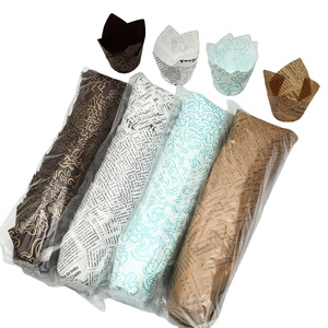 <span class=keywords><strong>Muffin</strong></span> Lót Không Tẩy Trắng Cupcake Giấy Baking Cup Liners Tulip <span class=keywords><strong>Muffin</strong></span> Trường Hợp Kết Thúc Tốt Đẹp - Product Image 3