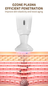 เครื่องบำบัดผิวหน้าด้วยไอออนเย็นขั้นสูง ระบบวอร์เท็กซ์ ช่วยฟื้นฟูผิว ลดเลือนริ้วรอย ดูแลผิวแพ้ง่าย พร้อมหัวจับ 2 หัว - Product Image 3