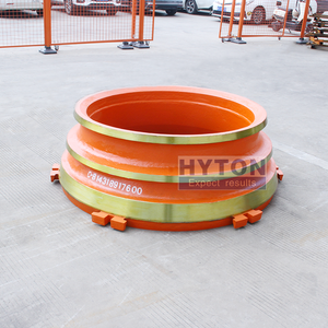 Doublure de concasseur à cône Mn18Cr2 résistante à l'usure, doublure de bol concave Mn18Cr2 adaptée à 814318917600 <span class=keywords><strong>GP500</strong></span> - Product Image 6