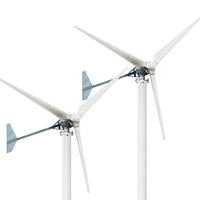 Dynamo éolienne horizontale 20 kW 220 V, petit générateur éolien, vitesse de démarrage du vent 2 m/s