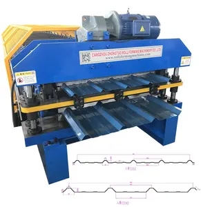 AG panel e R panel double deck roof panel roll forming machine per l'america