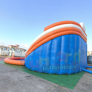 Commercial grade mobile giant <b>inflatable</b> water park with slides and splash pool parc gonflable - Product Image 3
