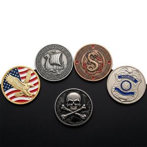 Monedas Conmemorativas Personalizadas de Doble Cara con Esmalte Suave, Monedas de Aleación de Zinc con Grabado 3D, Monedas de Recuerdo de Fábrica - Product Image 1