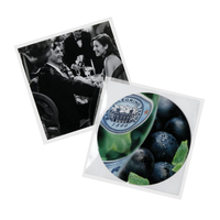 Disque de verseur de vin Feuille d'aluminium Disques de versement d'argent Accessoires de barre Disque de chute d'arrêt d'impression personnalisé