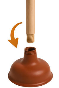 ที่ปั๊มส้วมห้องน้ำด้ามยาว - Product Image 2