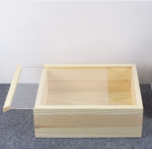 Trung Quốc Nhà Máy Mở Nắp Quà Tặng Hộp Gỗ Với Cửa Sổ Rõ Ràng - Product Image 2