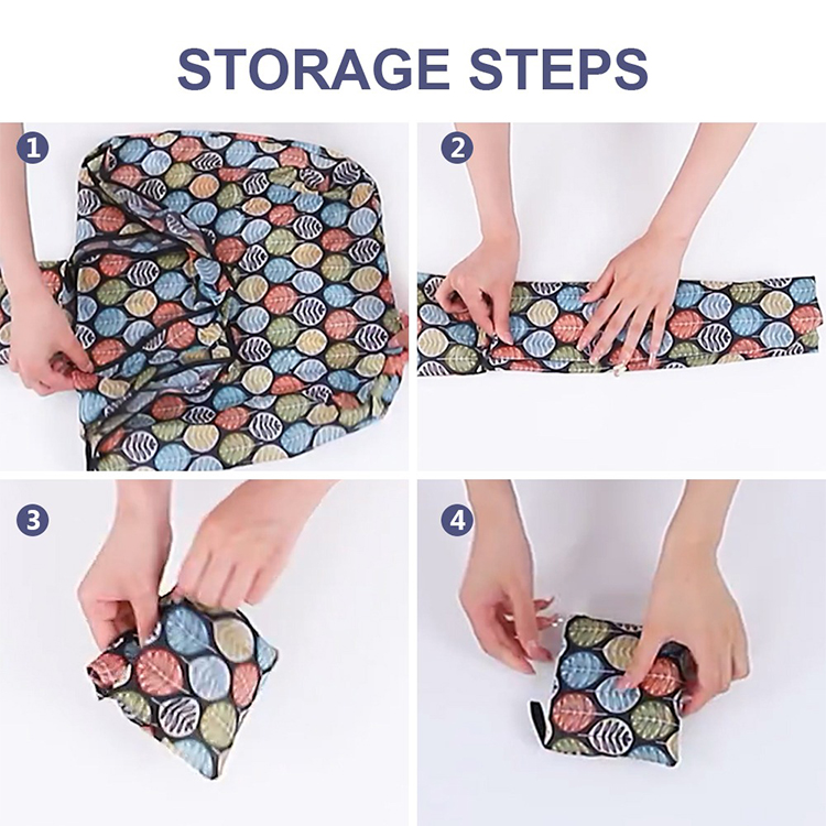 Reusable rpet shopping bag custom foldable tote bag for supermarket shopping