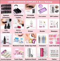 Extensions de Cils en Cachemire en Gros, Cils Volume Noir Mat, Cils Velours Individuels 8-25mm, Barquettes d'Extensions de Cils