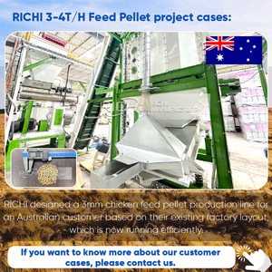 آلة تكوير الأعلاف النباتية المعتمدة من CE 3-4 طن/ساعة للخنازير والماشية والدجاج لمصنع الأعلاف الحيوانية - Product Image 5