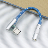 Adaptateur audio DAC pour écouteurs avec prise femelle 3,5 mm de type C, câbles USB-C vers Aux IEM avec puces doubles CX31988+HT97220 pour IOS Android
