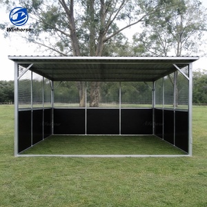 Box per <span class=keywords><strong>Cavalli</strong></span> Prefabbricato Modulare <span class=keywords><strong>con</strong></span> Tetto in Acciaio Zincato a Caldo, Ideale per Esterni e Fattorie - Offerta Speciale in Australia - Product Image 1