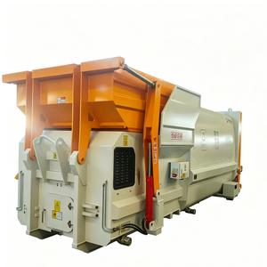 Station de transfert de déchets diesel, nouvelle station de compression des ordures, solution tout-en-un, station de compression des ordures mobile de 12 m³ - Product Image 1