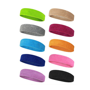 HB50052 Logo personnalisé Bandeaux de fitness Bandeaux de protection pour le <span class=keywords><strong>tennis</strong></span> sportif Bandeaux élastiques promotionnels avec broderie - Product Image 5
