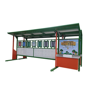 Estación de Reciclaje de Residuos de Acero Inoxidable, Contenedor de Almacenamiento Rectangular Moderno para Exteriores, Ecológico, para Uso Comunitario - Product Image 1